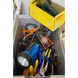 Large box of unsorted tools