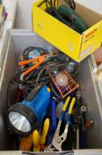 Large box of unsorted tools