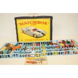 Matchbox series collectors case with 51 vehicles