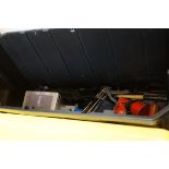 Large good quality storage box on wheels with tool