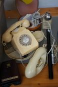 Retro telephone & other items