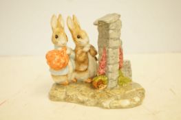 Boxed Beswick limited edition Beatrix Potter hidin