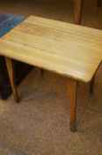 Mid century oak folding table