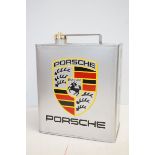 Grey Porsche petrol can