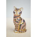 Royal crown derby seated cat seconds