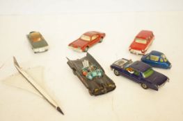 Collection of vintage corgi vehicles to include Ba