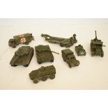 Collection of vintage Dinky military vehicles - us