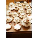 36 Pieces of Royal Albert old country rose - some