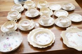 Victorian part tea set & others