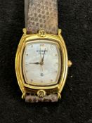 Accurist ladies wristwatch 22ct gold plated with m