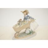 Lladro 5460 figure - Hat bow missing