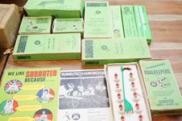 11 Assorted boxes of subbuteo