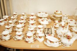 Royal Albert old county rose 90 Piece set - first