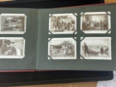 Edwardian card album, each one is presented for on
