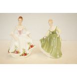 Royal Doulton HN3221 Country rose & HN2193 Fair la