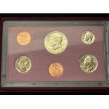 1990 uncirculated bank coin set united states of a