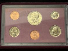 1990 uncirculated bank coin set united states of a