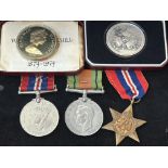 1939-45 defence medal, 1939-45 star & 1939-1945 me