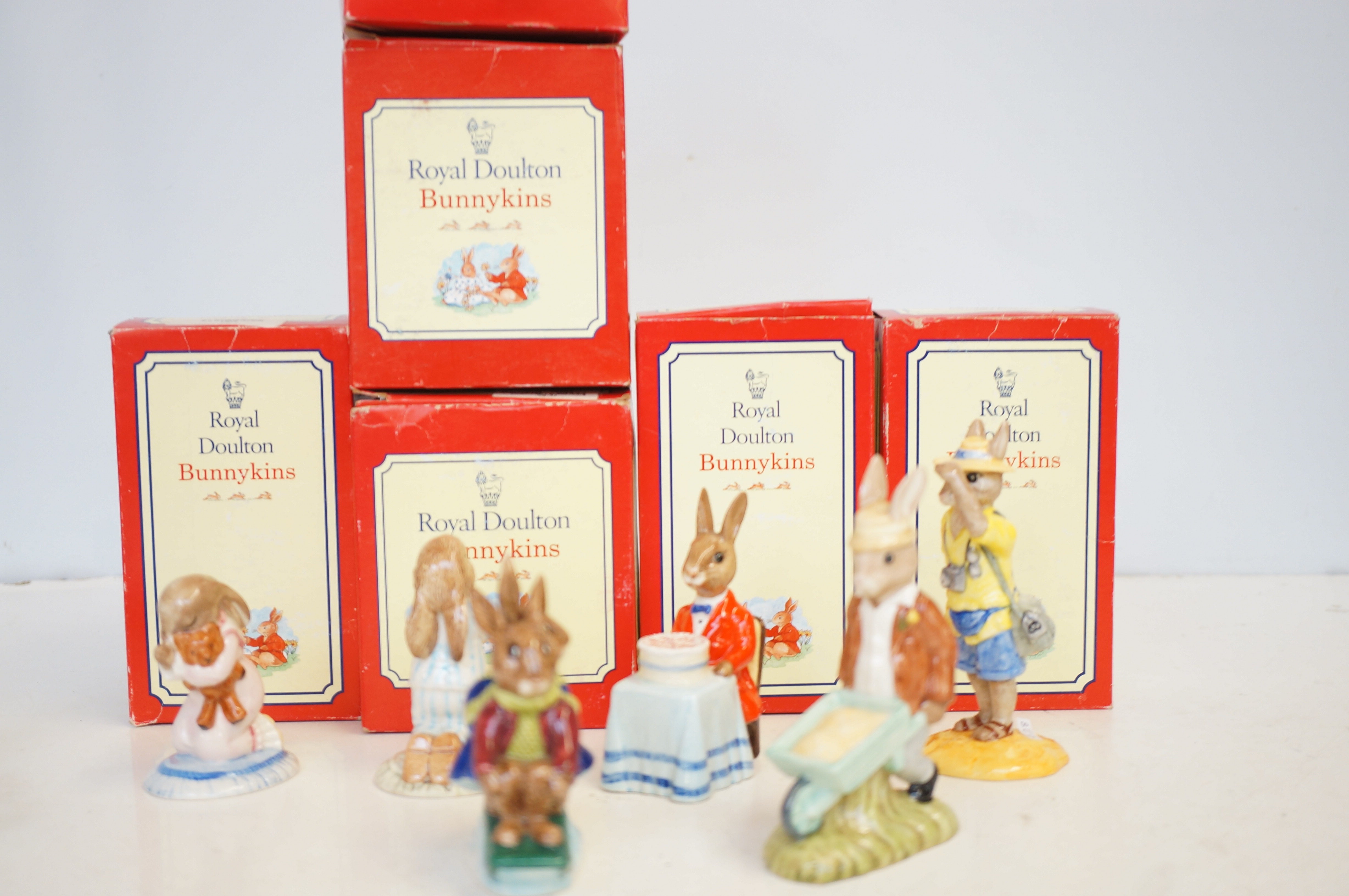 6 boxed Royal Doulton Bunnykins