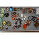 Good collection of Murano style jewellery