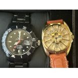 Rotary wristwatch & boxed divers watch