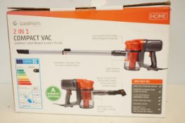 Goodmans 2 in 1 compact vac - untested sold as see