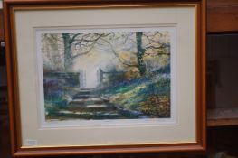 Limited edition framed signed print by Joseph Tick