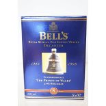 Bells Scotch whisky to commemorative Prince of Wal