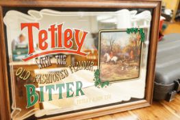 Tetley bitter advertising mirror