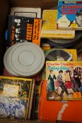 Collection of 8mm reel to reel cine vision home movies majority Charlie Chaplin