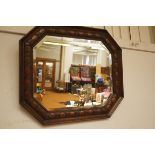 1930's wood framed mirror