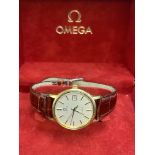 1979 Omega quartz gents wristwatch with date app a