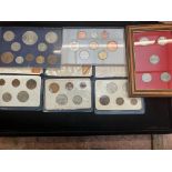 Cased coin collection