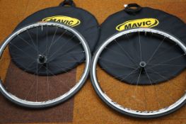 Pair of fulcrum cycle wheels with attatchments