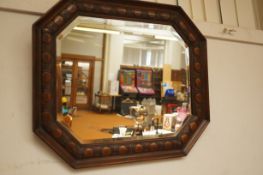 1930's wood framed mirror