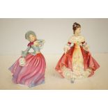 Royal Doulton HN2229 Southern Belle & Pretty ladie