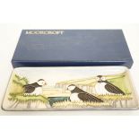 Moorcroft tray with original box 20 cm