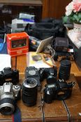 Collection of cameras & equipment to include 3x C