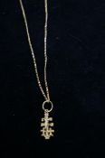 9ct Gold chain & pendant