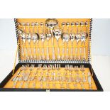 Italian cased flatware set