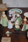 Collection of Royal Doulton, Franklin mint & other