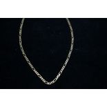 9ct Gold figaro chain Weight 4.5g Length 41 cm