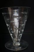 Waterford crystal vase Height 21 cm