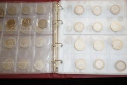Collectable coin folder - 18GBP in collectable 50p