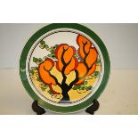 Wedgwood Clarice Cliff limited edition plate orang