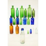 Collection of mainly poison bottles to include Man