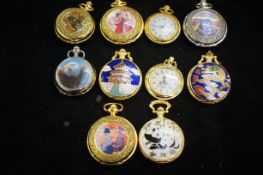 Collection of 10 pocket watches