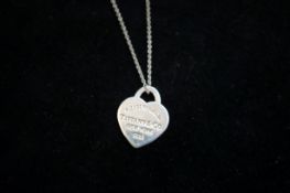 Silver Tiffany & Co necklace 11/2/17