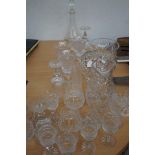 Collection of crystal & glass ware