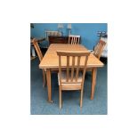 White & Newton table & 4 chairs